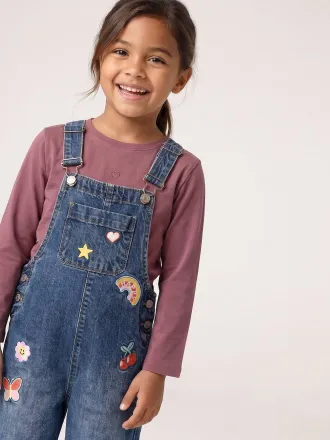 Vertbaudet M&auml;dchen Langarmshirt pflaume