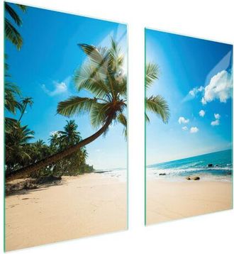 OEM Placa Protectora De Vidrio Para Estufa 75x52 Playa