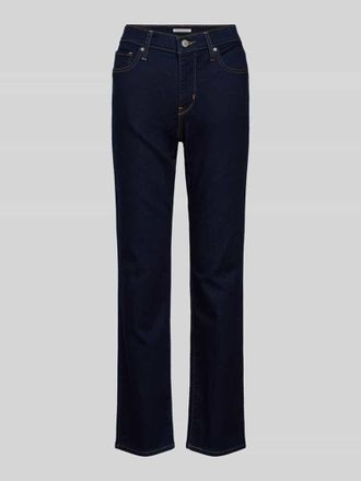 Levi's Straight Fit Jeans mit Eingrifftaschen in Dunkelblau, Größe 27/30