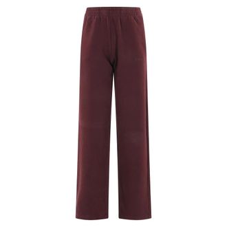 MC2 Saint Barth Pantalon van fleece - Dames - Straight fit broeken - Bruin - L - Broeken