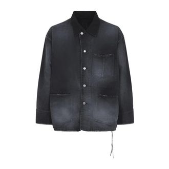 MASTERMIND WORLD Denim Jackets, male, Black, Size: S Mastermind Jacket