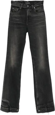 Haikure Distressed-effect Raw-cut Jeans