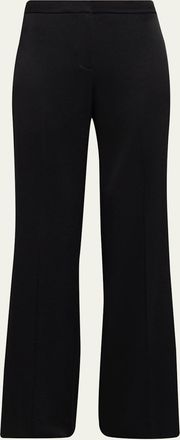 Emanuel Ungaro Kyra Flare-Leg Satin Pants