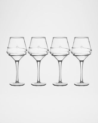 Juliska Amalia Acrylic Wine Glass, Set of 4