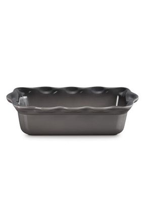 LE CREUSET Heritage Stoneware 9-Inch Fluted Loaf Pan in Oyster at Nordstrom