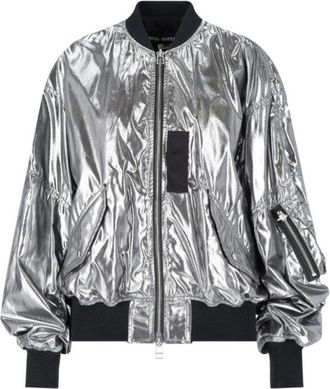 Junya Watanabe Silver Zip Bomber - Metallic