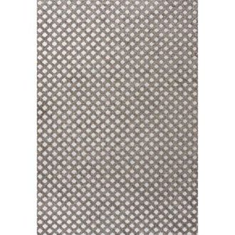 Jonathan Y Designs Rabat High-Low Pile Mini-Diamond Trellis Indoor/Outdoor Area Rug in Dark Gray/ivory at Nordstrom, Size 2Ft 0In X 8Ft 0In