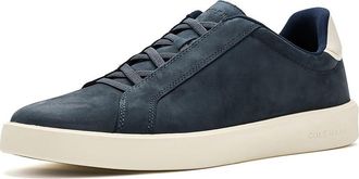 Cole Haan Grand Crosscourt Daily Lace-to-toe Slip On Mens Shoes Navy Blazer Nubuck/Ivory : 10.5 D - Medium, Leather