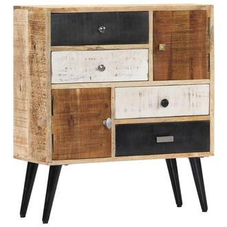 vidaXL Aparador De Madera Maciza De Mango 70x30x78 Cm Vidaxl