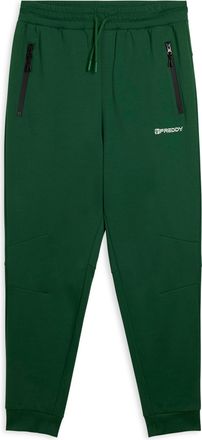 Freddy Pantaloni a carota in interlock con zip laterali