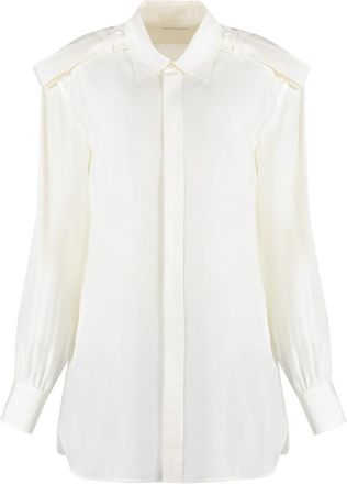 Burberry White Regular Solid Shirt