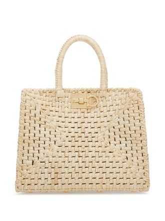 Ferragamo Borsa tote Studio Box media - Toni neutri