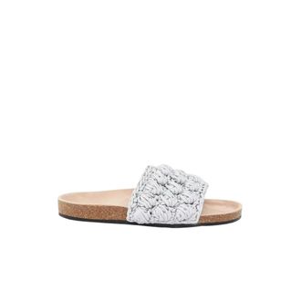 J.W.Anderson Sliders, female, Gray, Size: 8 US Braided Flip-Flops
