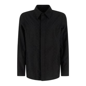 Gucci GG Cotton Canvas overhemd - Heren - Overhemden - Zwart - Maat: 2XL Katoen