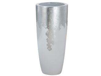 Schubiger M&ouml;bel Topf Konus Silber Weiss H: 100 cm