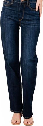 Judy Blue High Rise Classic Straight Jean In Dark Wash
