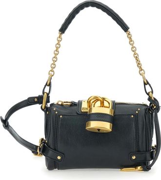 Chlo&eacute; Shoulder Bags, female, Black, Size: ONE SIZE Paddington Shoulder Bag