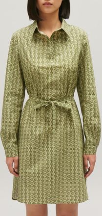 Claudie Pierlot Robe courte monogramme verte
