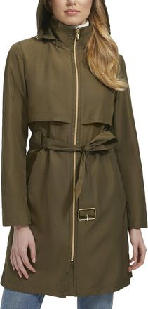 Cole Haan Packable Belted Trench Coat