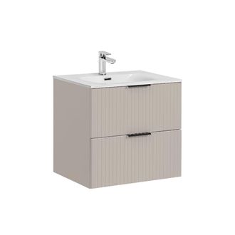 Petits Meubles Mueble lavabo encastrado estratificado Beige