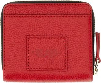 Marc Jacobs Compact Mini Leather Wallet - Red