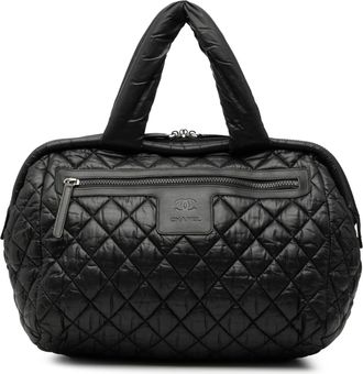 Chanel Tweedelige Gequiltde Nylon Coco Cocoon Bowlingtas
