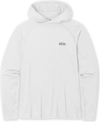 Stio | Mens Hylas Hooded Pullover, Size Extra Small in Quiet Grey