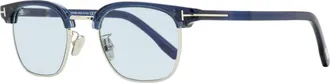 Tom Ford Mens Universal Fit Sunglasses TF1119-D 90A Blue/Palladium 47mm