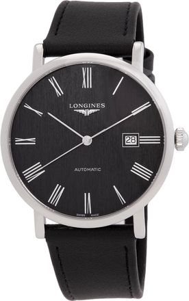 Longines Elegant Automatic Black Dial Mens Watch L4.911.4.71.2