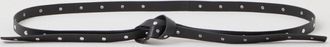 Closed Womens Waist Belt With Rivets In Black