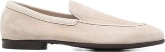 John Lobb Schoenen, Heren, Beige, 42 1/2 EU, Leer, Tyne Loafer