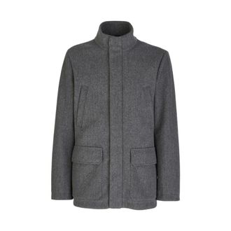Geox Heren, Jassen, Grijs, Maat: 3XL Polyamide