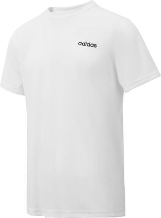 adidas Contrast Chest Logo Crew Neck Basic Sports T-shirt Asia Sizing White JJ0620