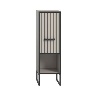 Calicosy Columna de ba&ntilde;o peque&ntilde;a 1 puerta y 1 nicho, de 101 cm - beige