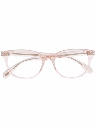 Oliver Peoples Occhiali squadrati con logo - Rosa