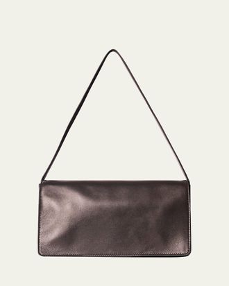 The Row Nuance Flap Shoulder Bag in Nappa Leather