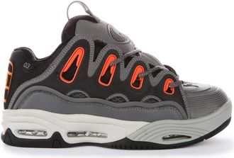 Osiris Sneakers, male, Gray, 11 UK, Charcoal Black Streetwear Trainers Men