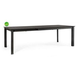 BIZZOTTO Bizzotto - Tavolo allungabile Konnor Antracite 160/240 x 100 x76 cm