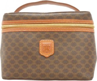 Celine Brown Pvc Vanity Bag (Pre-Owned)