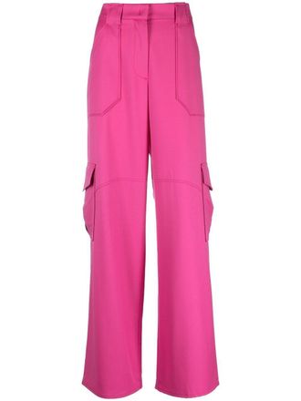 Fabiana Filippi wide-leg cargo trousers - Pink