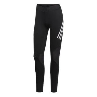adidas (WMNS) adidas Alphaskin Sport 3 Stripes Long Tights Asia Sizing Black DQ3554