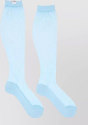 Maison Margiela knee high socks ribbed cuff detail