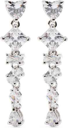 Maje Orecchini con cristalli - Argento
