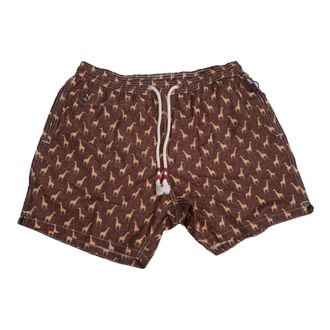 MC2 Saint Barth Beachwear, male, Brown, Size: XL Beachwear
