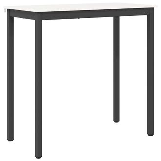 vidaXL Tavolo Da Bar Bianco 110 X 55 X 105 Cm Pino Massello Vidaxl