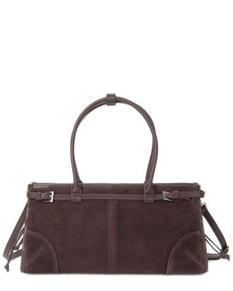 Tiffany & Fred Suede & Leather Top Handle Tote