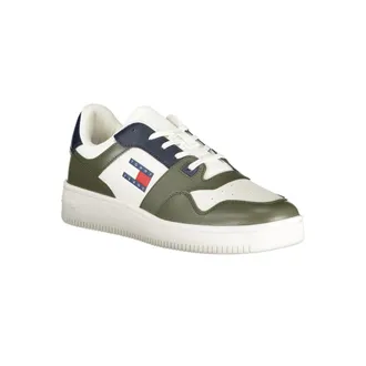 Tommy Hilfiger Leather Colorblock Sneaker - Green