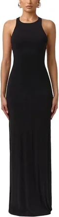 Naked Wardrobe Sleeveless Maxi Dress in Black at Nordstrom, Size X-Small
