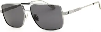 Ferragamo SF318SP 021 Light Ruthenium/Dark Grey Polarized