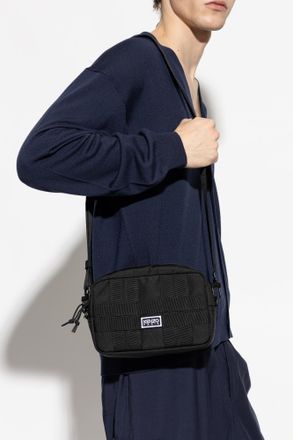 Kenzo Shoulder Bag With Logo, Mens, Black